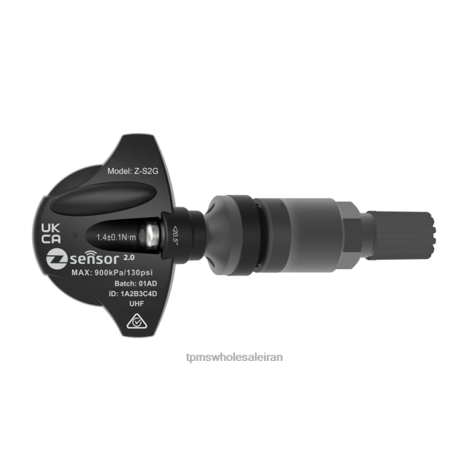 8BVXL521 Iran TPMS - تعویض سنسور tpms سوبارو oe - oe p/n 28103ca101 فرکانس 433 مگاهرتز ساقه دریچه فلزی - خاکستری تیره